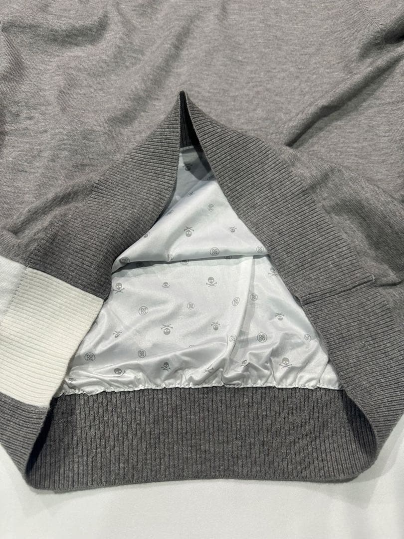 新品未使用新作G/FOREジーフォアメンズセーター裏地付きsizeLグレー