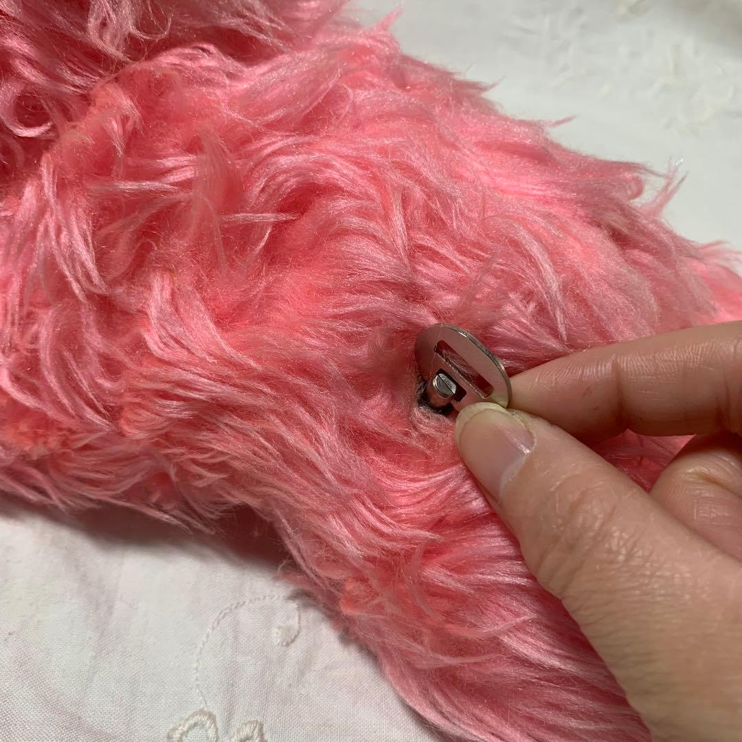 ヴィンテージ　ラバーフェイスドール　バニー　オルゴールつき