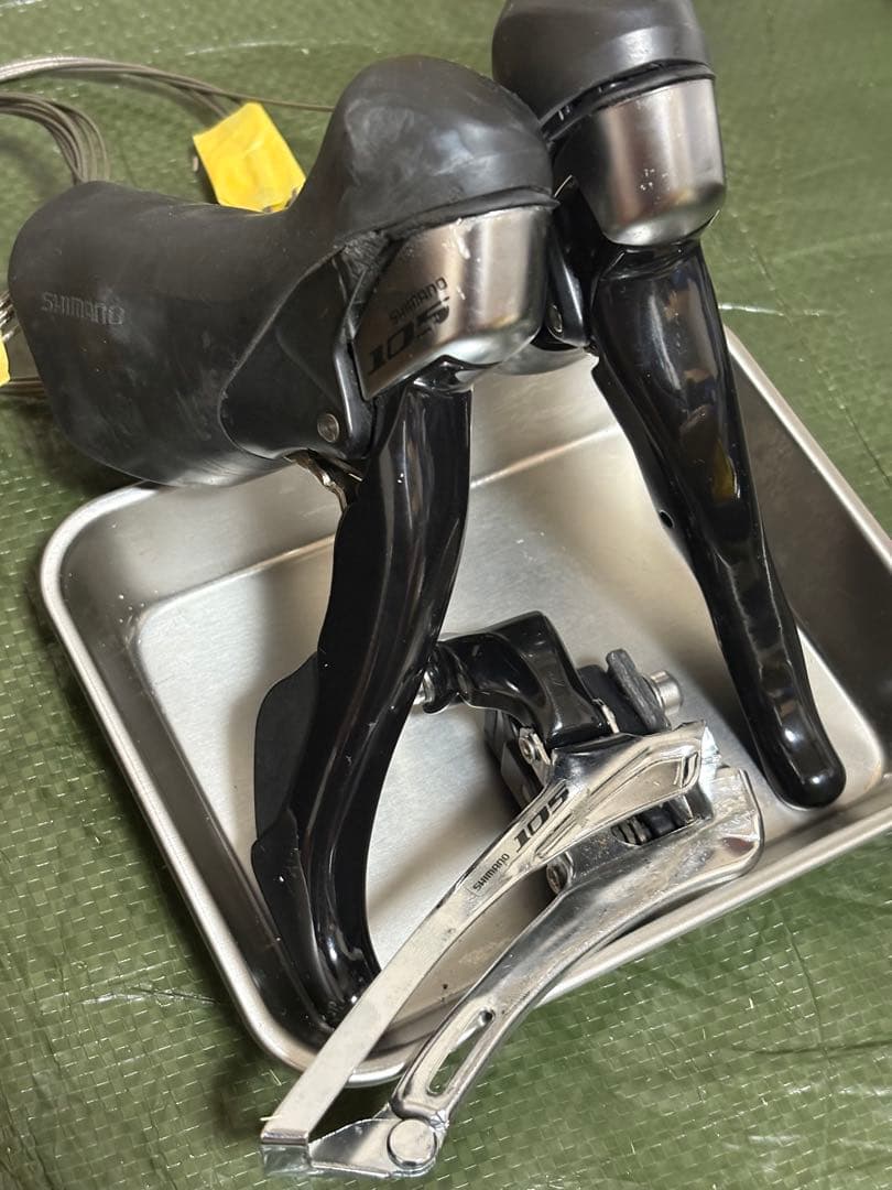 SHIMANO 105 ST-5700 & FD-5700 セット　シフター