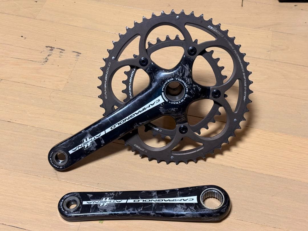 カンパニョーロ レコード11s＋アテナのミックスグループセット