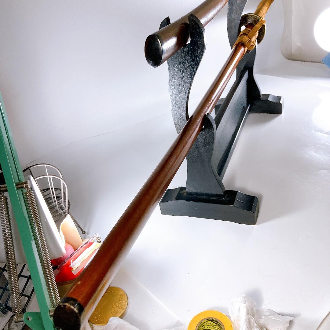 模造刀 太刀・脇差・刀掛け3点セット 武具 置物 演劇 コスプレ 小刀 模擬刀