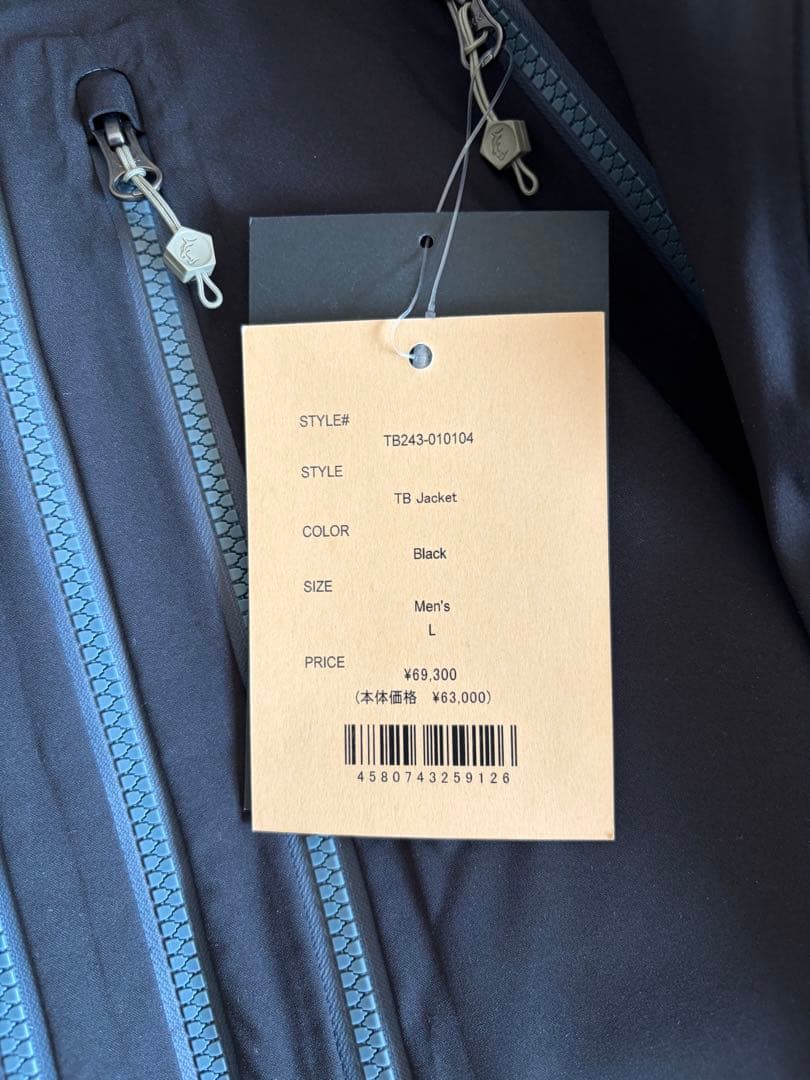 Teton Bros. ティートンブロスTBジャケット ブラック Lサイズ