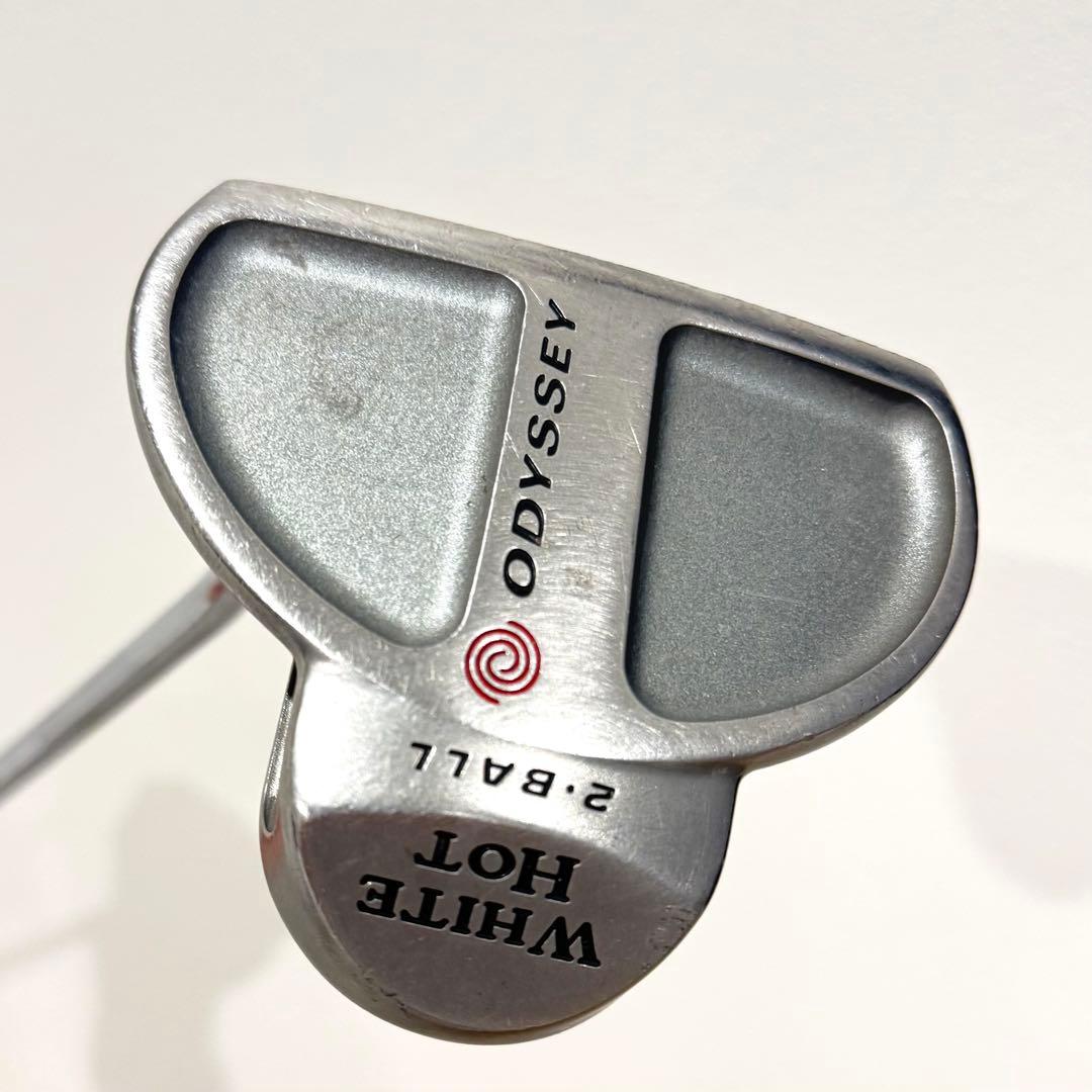 【希少レフティ】　ODYSSEY WHITE HOT 2BALL パター　左利き