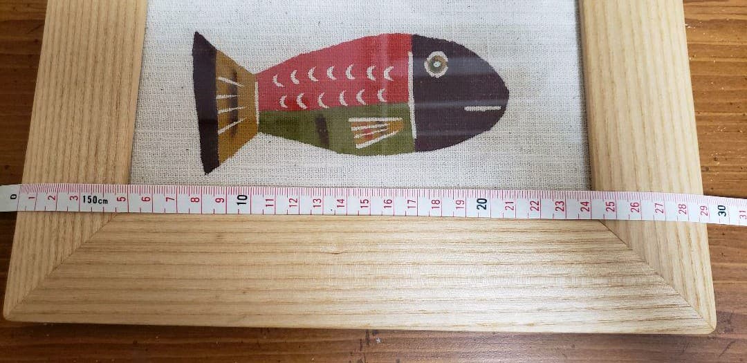 染色工芸家　柚木沙弥郎　型染絵