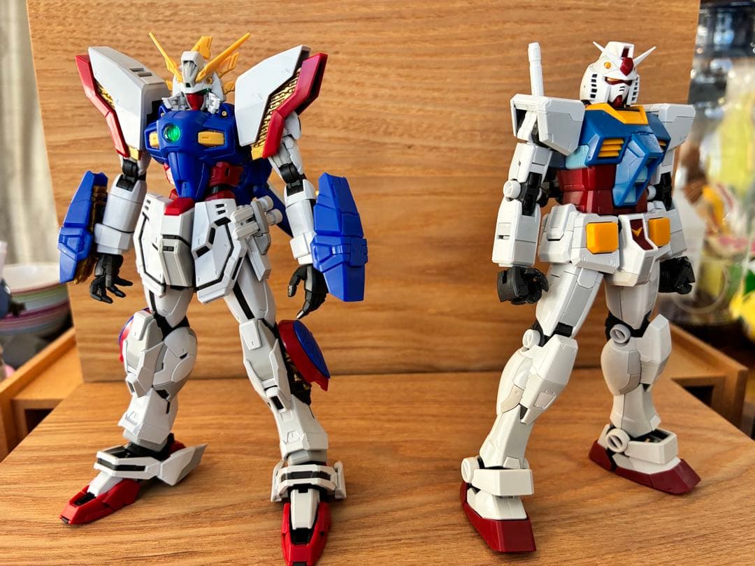 RGシャイニングガンダム　ガンプラ他組立済セット