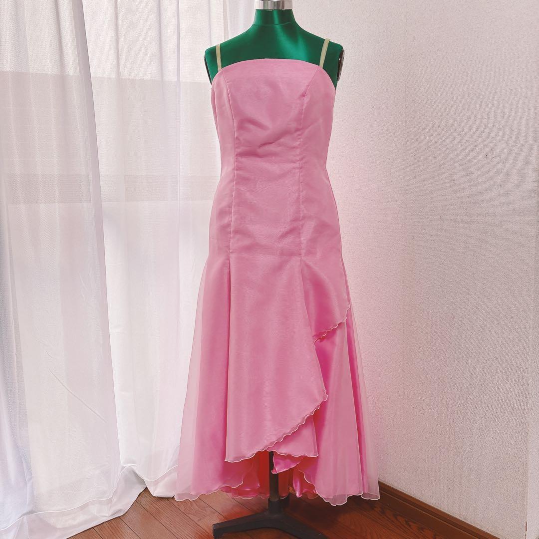 フラダンス　ドレス　ピンク