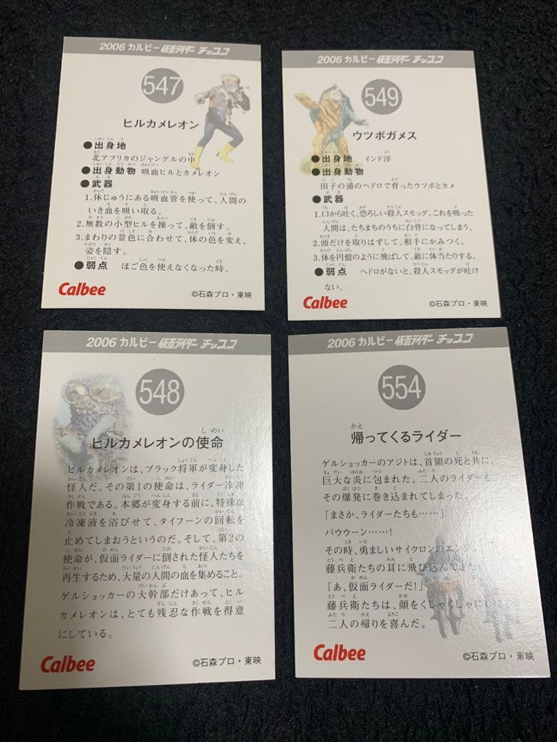 2003 カルビー 仮面ライダー チップス　カード(バラ売り受付)