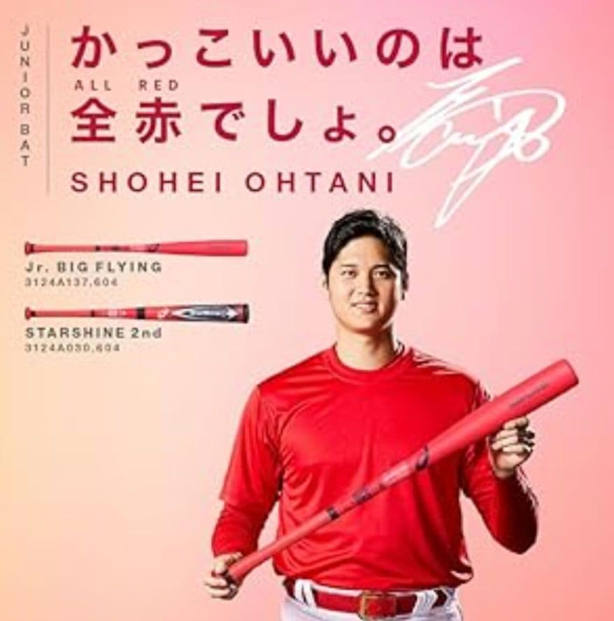 StarShine 2nd 軟式バット 赤黒