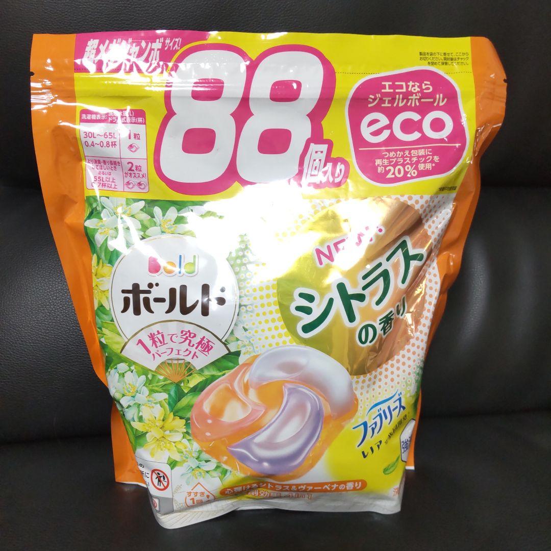 新品未開封 ボールド ジェルボール シトラスの香り　超メガジャンボ　88個×5袋