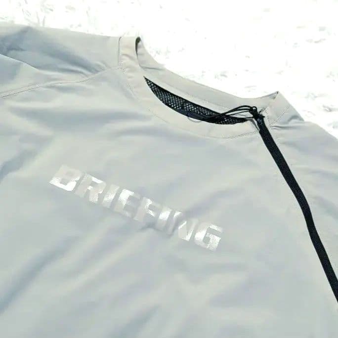 ブリーフィング　WINDPULLOVER ゴルフウェア　ベージュ　サイズM