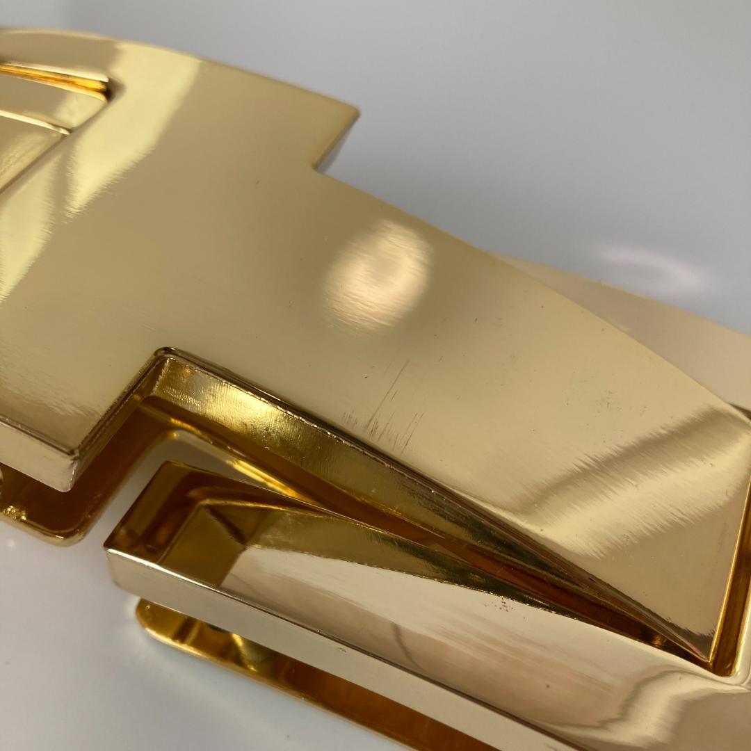 【訳アリ】 パワーベルト レバーアクション 本革 厚さ13mm可変式 金バックル