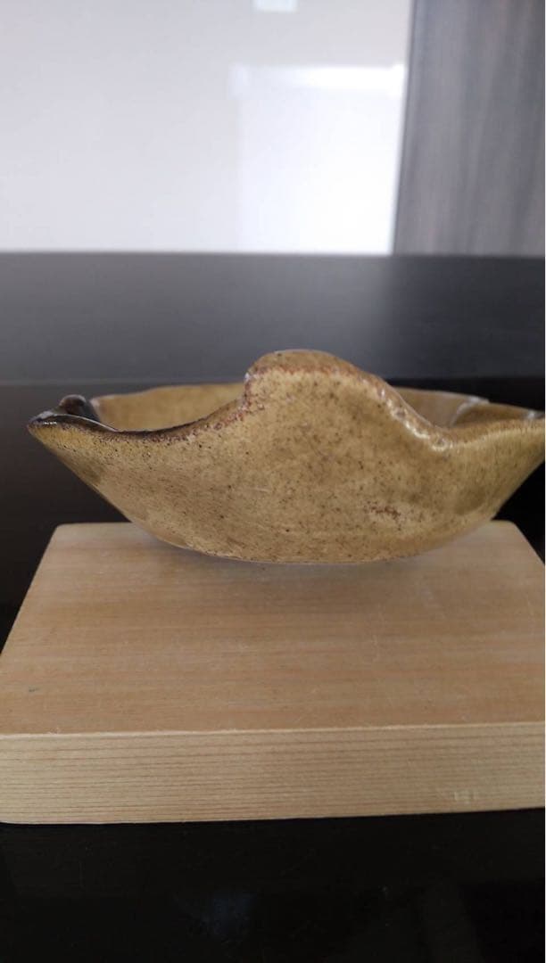 京焼　平向付　瓢箪　アンティーク　古道具　茶道具