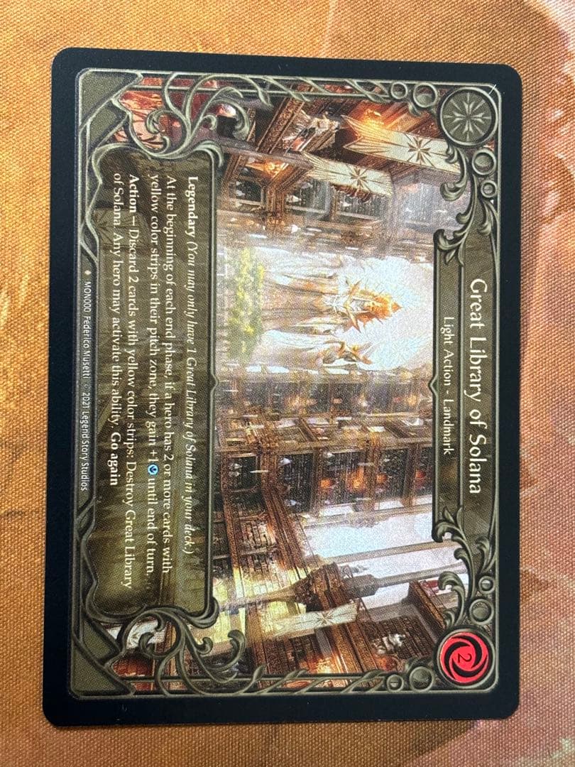 【fab】great library of solana 【cold foil】