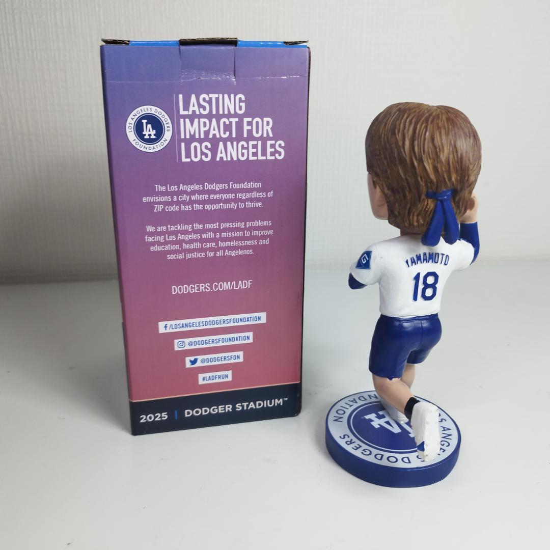山本由伸 ドジャース サンセットラン ボブルヘッド 美品 2025 ラ IEZ0
