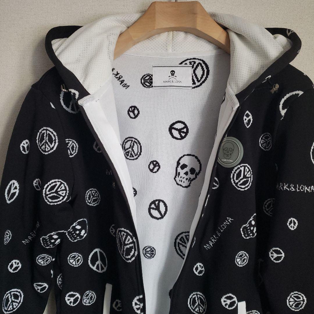 【美品】MARK&LONA マーク&ロナ ニットパーカー ゴルフウェア