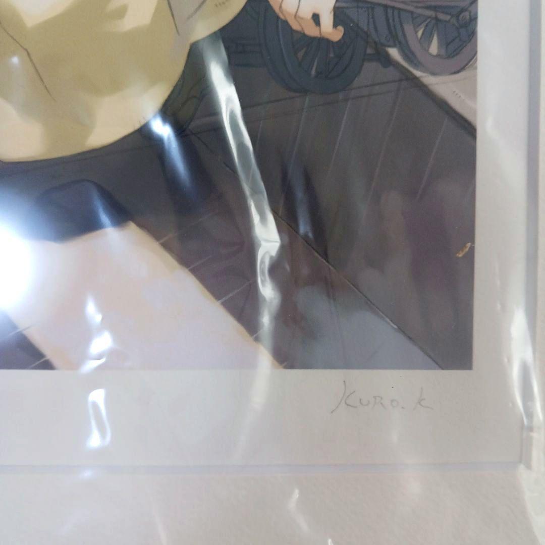 アリソン 直筆サイン入りカラー複製イラスト 黒星紅白複製原画　新品・未開封