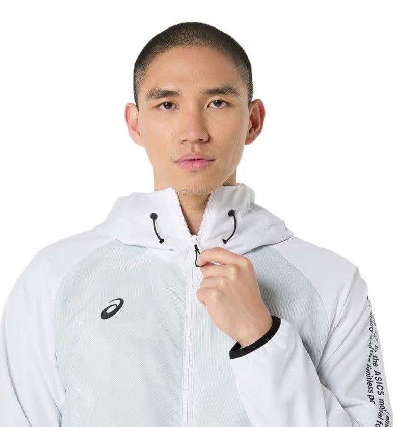 アシックス裏トリコットグラフィック ウインドブレーカー