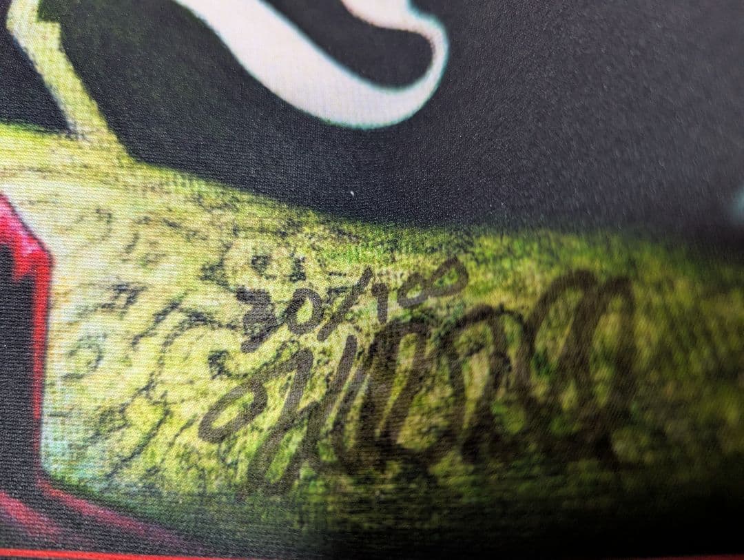 MTG　マジック・ザ・ギャザリング　直筆サイン　プレイマット　森の知恵