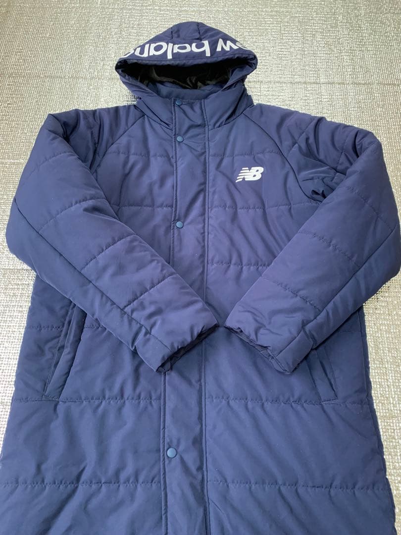 ニューバランス　ベンチコート　2XL ネイビー