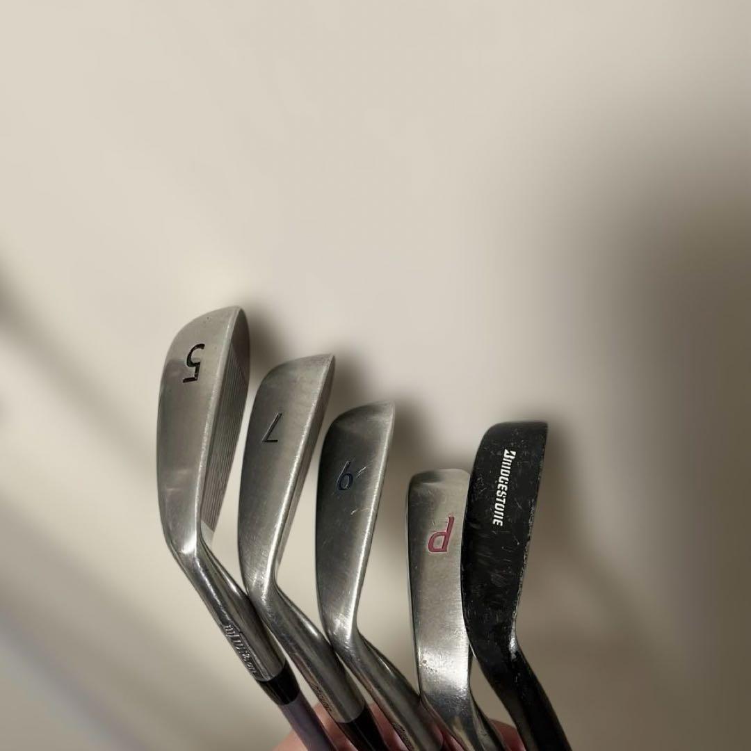 レディース ゴルフ ハーフセット（キャディバッグ＋クラブ9本）