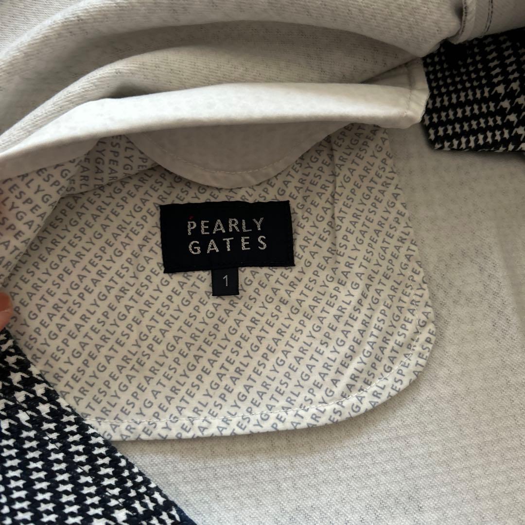 PEARLY GATES PGロゴ チェック柄スカート