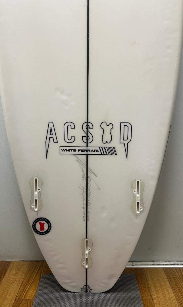 ACSOD(アクソード サーフボード)『WHITE FERRARI』6'1\"
