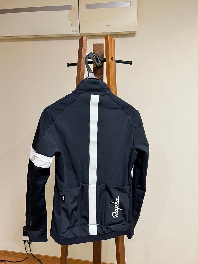 Rapha レディースサイクルジャケット ブラック/ホワイト