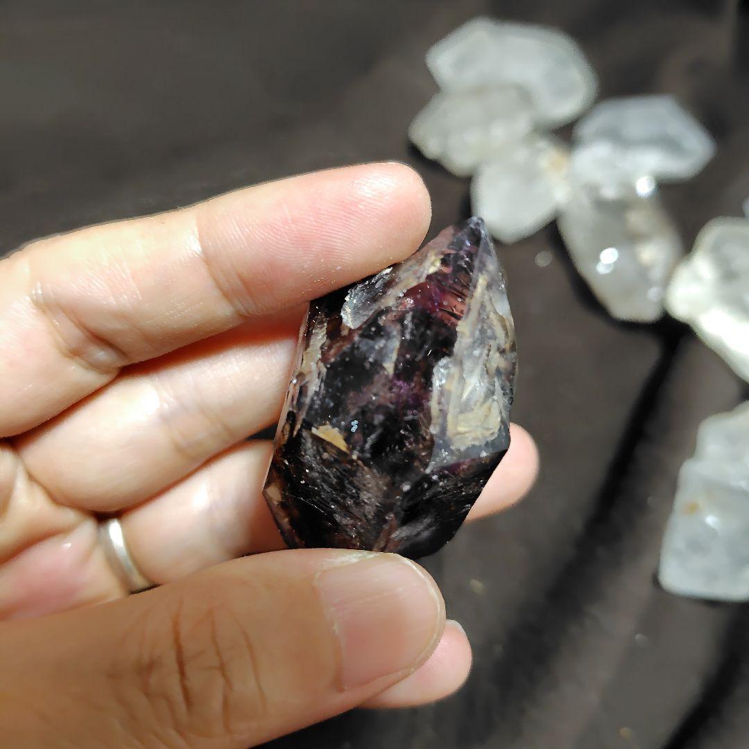 専用❤水入り水晶16個、黒砂あり、気泡あり、多彩