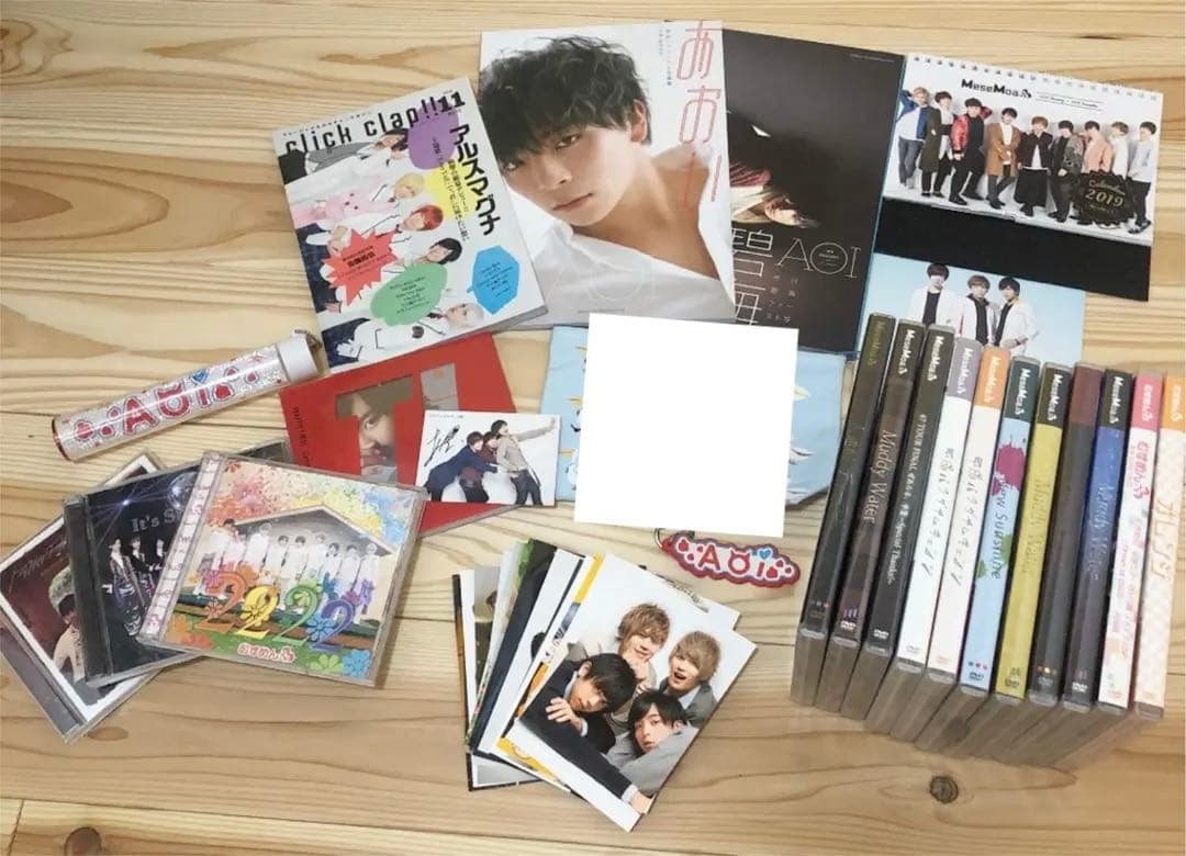 MeseMoa. あおい　グッズ　めせもあ。