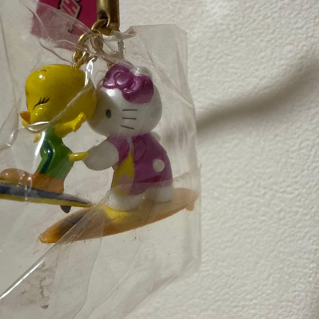 キティ トゥイーティー tweety&kitty ストラップ サーフィン 激レア
