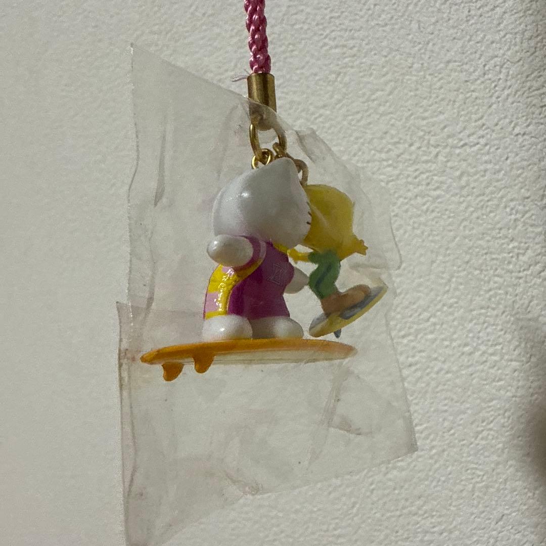 キティ トゥイーティー tweety&kitty ストラップ サーフィン 激レア