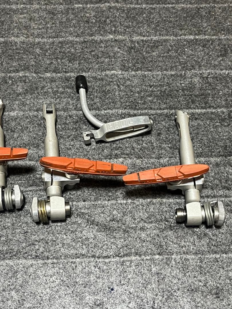 PAUL motolite V-brake シルバー前後セットbluelug