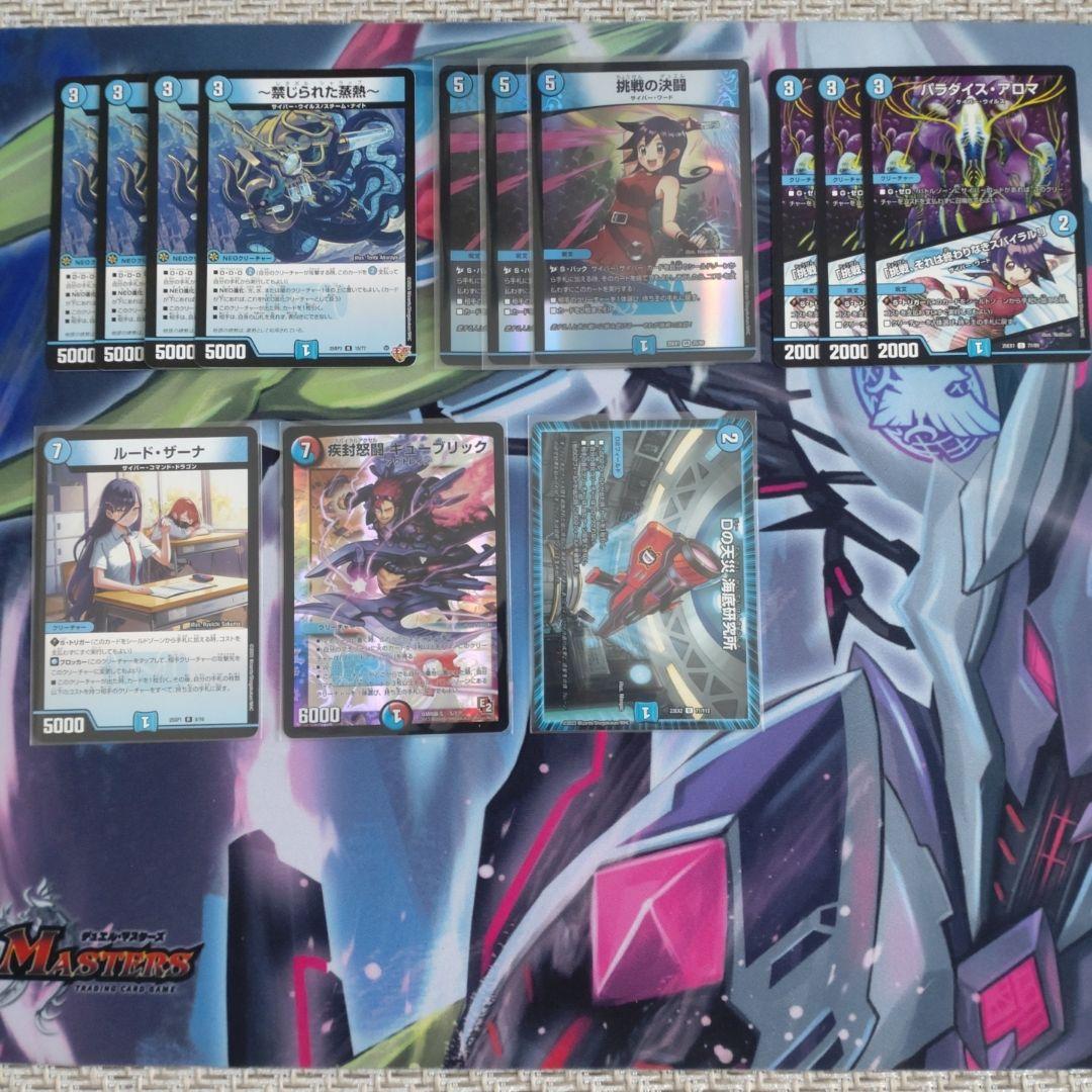 青単サイバー+カスタムパーツ