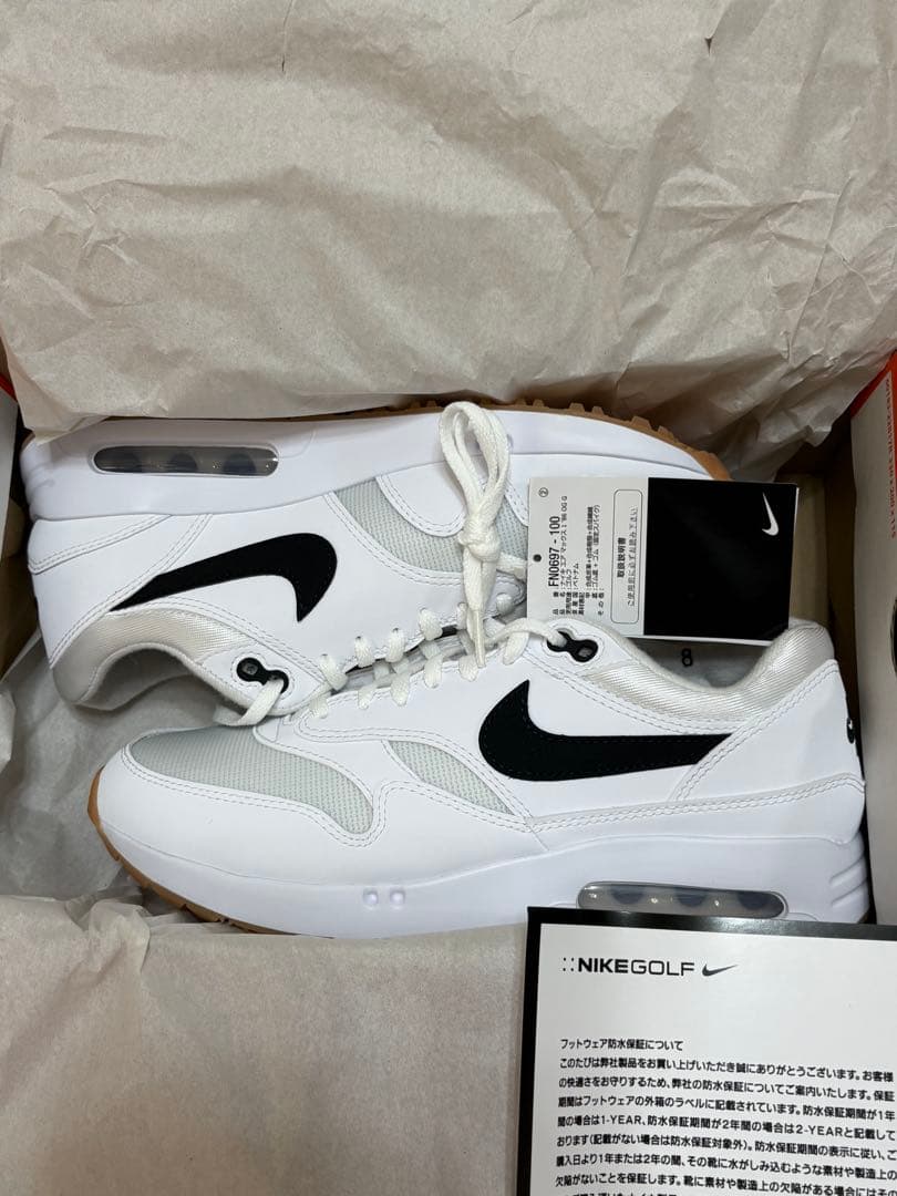 29.0 ☆新品　ナイキ エアマックス1 ’86 OG ゴルフシューズ　ホワイト