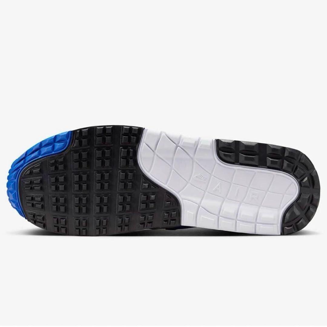 ナイキ ゴルフ 27.5cm エアマックス スパイク シューズ 靴 白 青