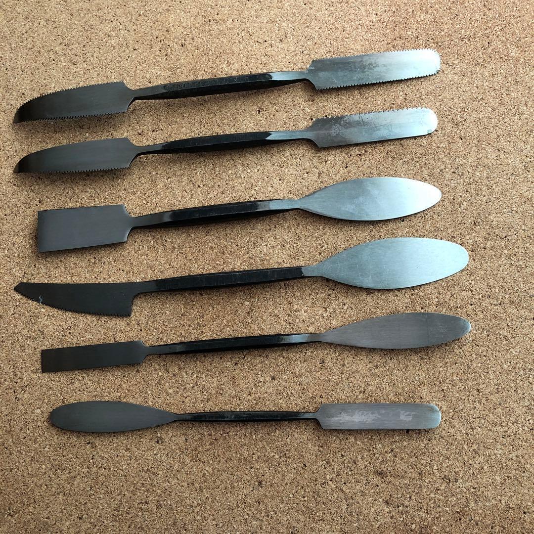 ホルベイン彫塑用鉄ヘラ 6本セット