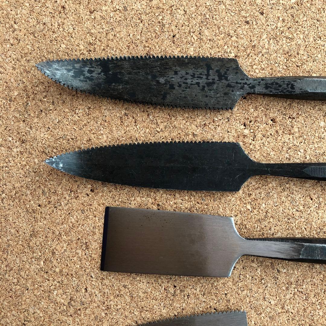 ホルベイン彫塑用鉄ヘラ 6本セット