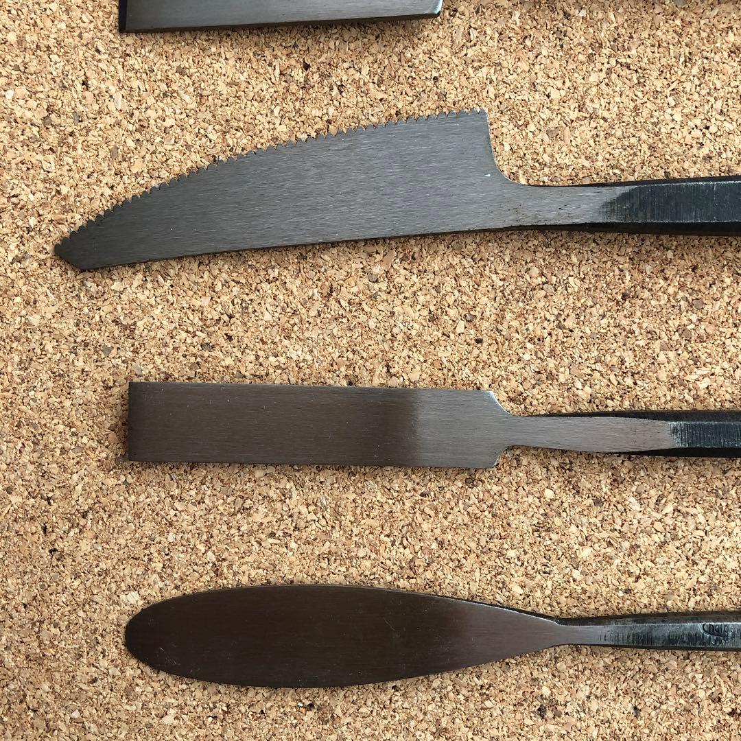 ホルベイン彫塑用鉄ヘラ 6本セット