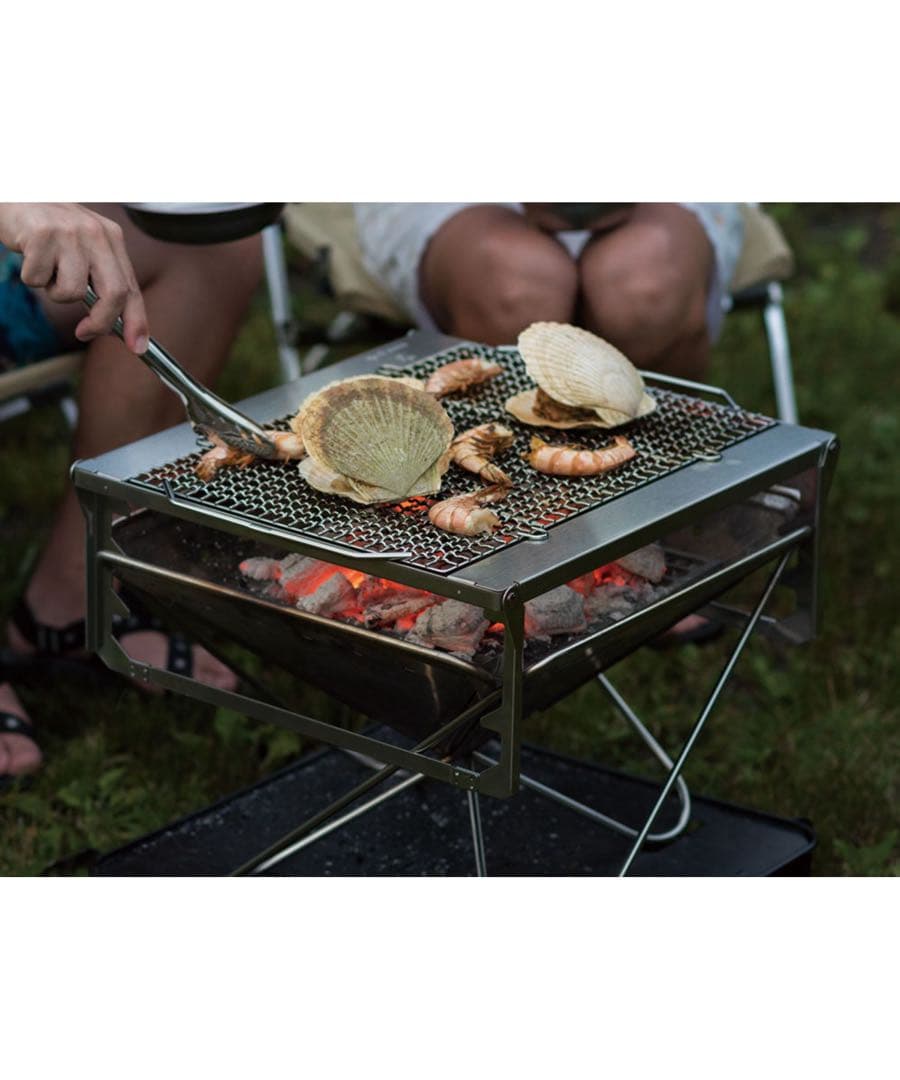 焚火台Lスターターセット➕焼き網Pro L➕グリルブリッジL