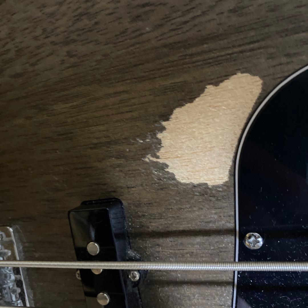 Bacchus ハンドクラフトシリーズ　エレキベース ブラウン 傷あり