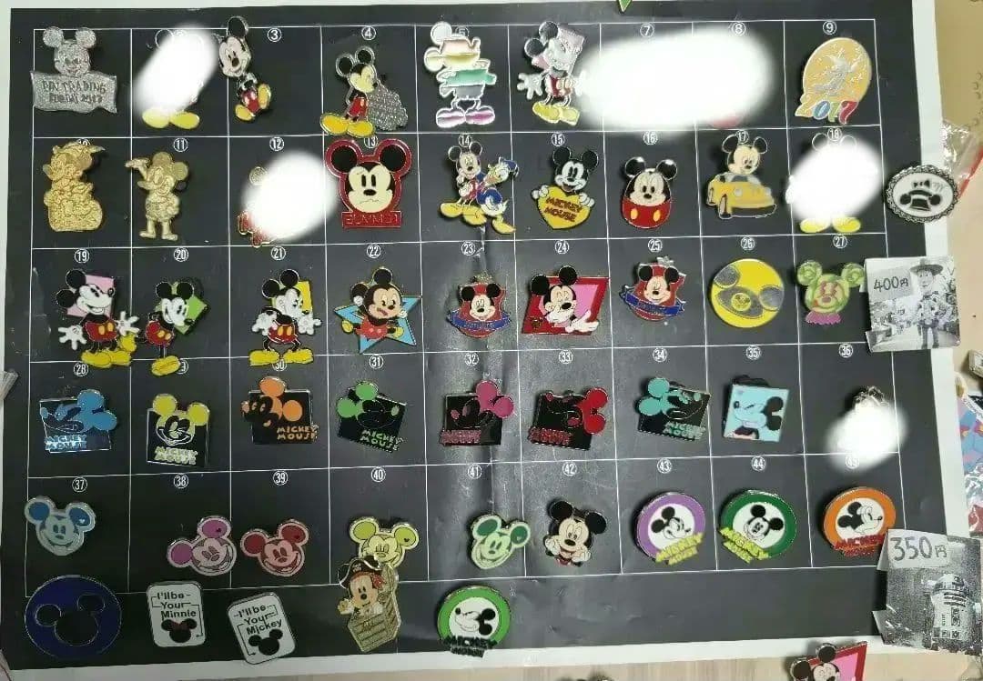 ディズニーピン　ミッキー　海外　ピントレ