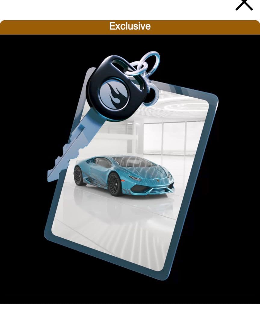 j*n様 ホットウィール　NFT 2024 ボーナスカー　ランボルギーニ　ウラカ