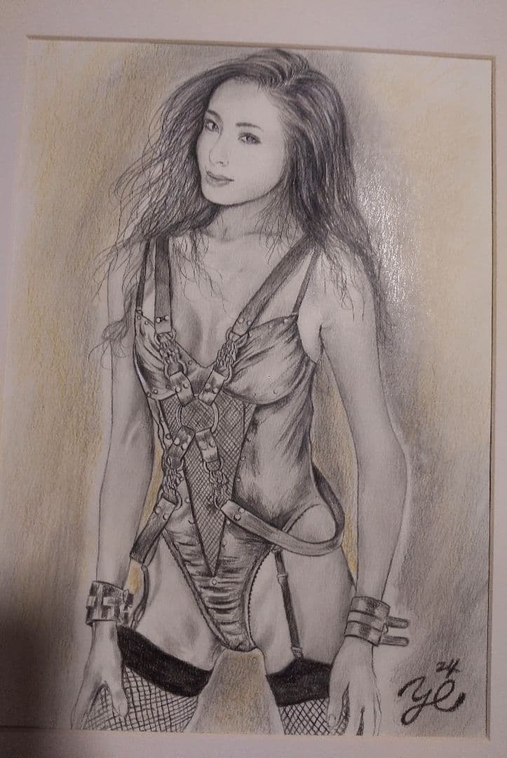 裸婦、美人画、絵画F4、風の中、W、山本英二、真作、肉筆、高塚省吾、森本草介。