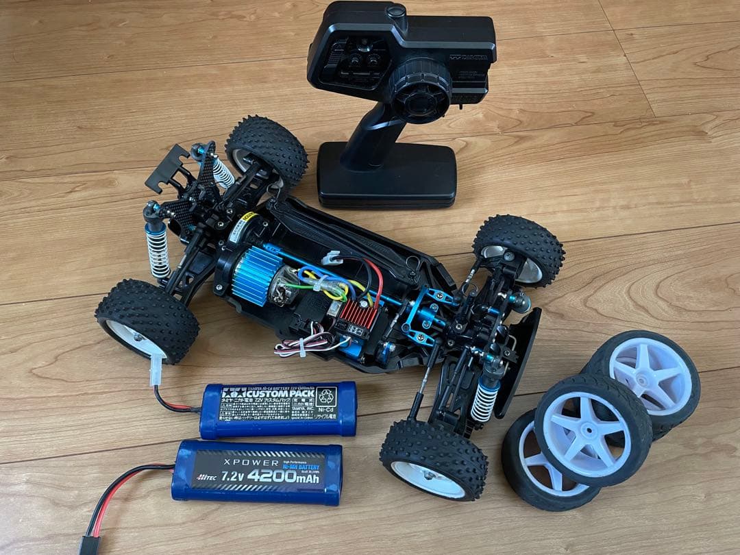 タミヤ TT-02B フルカスタム プロポ、バッテリー付き