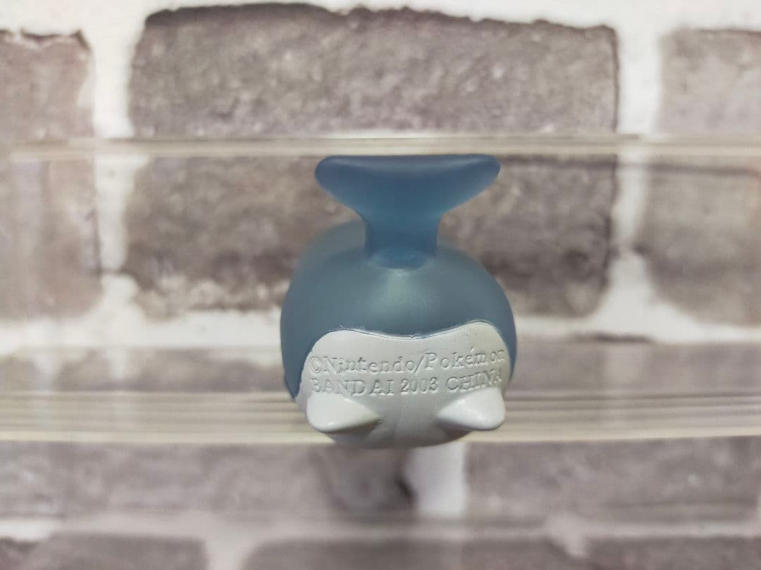 【美品】　ポケモンキッズ　指人形　ホエルオー　クリア