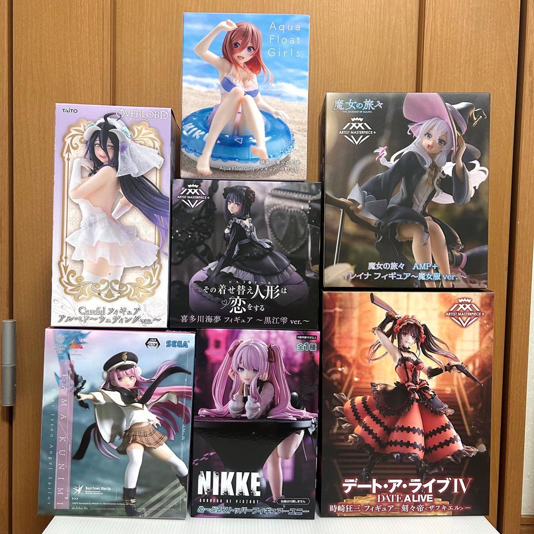 【未開封】美少女プライズフィギュア7点まとめ売り