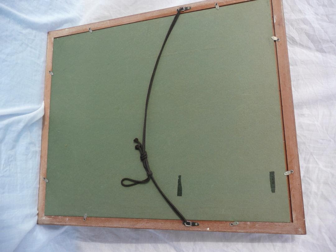 本物油絵、画廊額入り