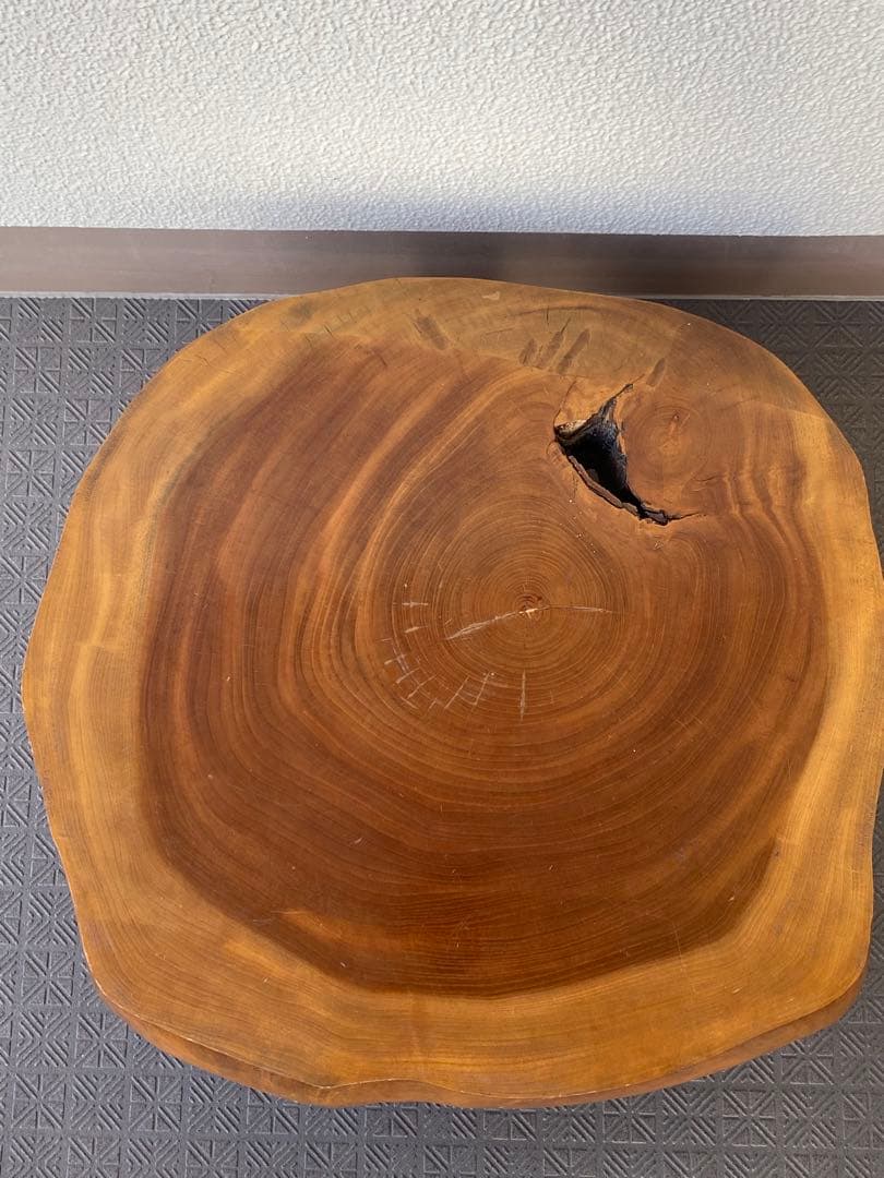 天然木 一枚板 花台 座卓 ローテーブル ちゃぶ台 飾り台 ディスプレイ台