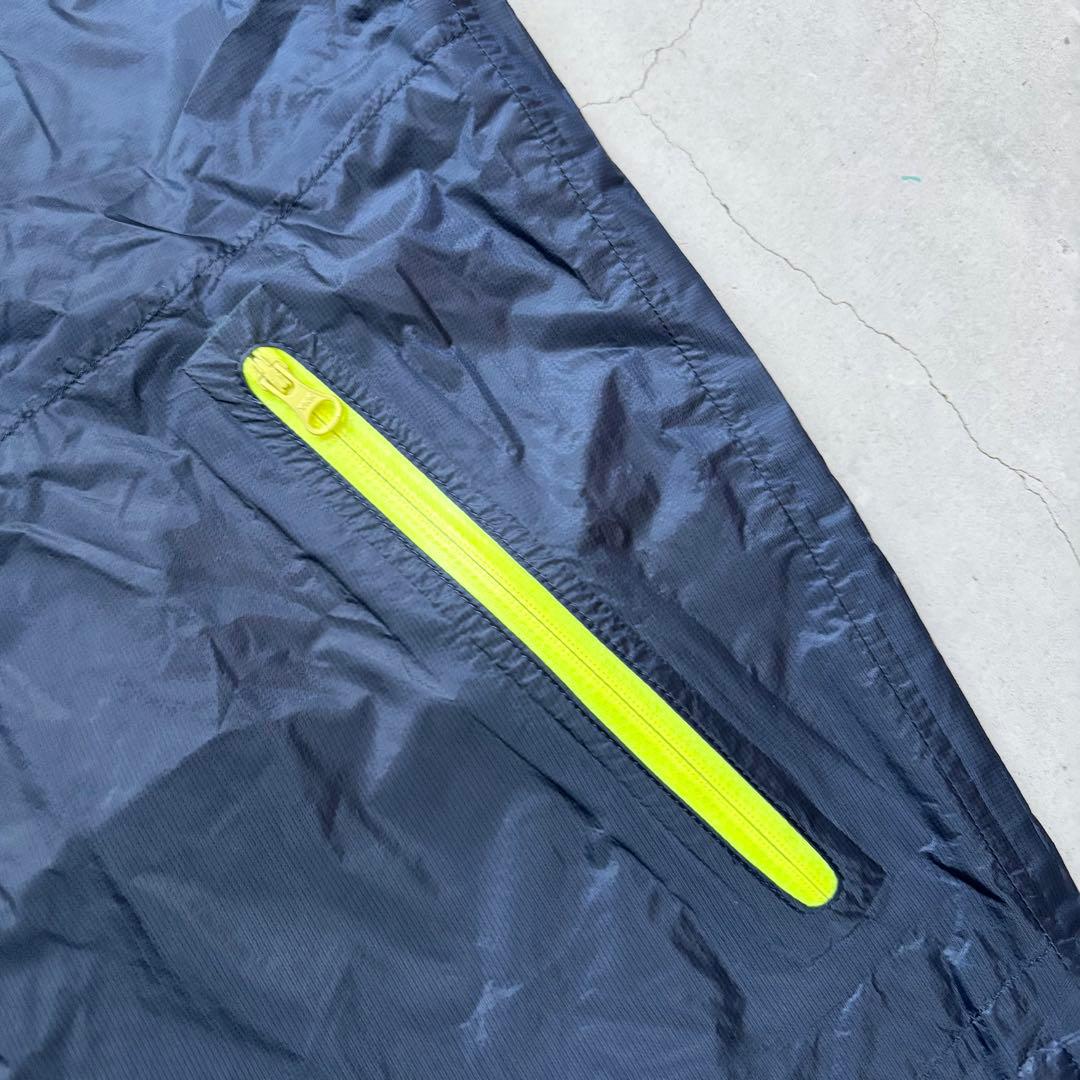 PEARLY GATES フード付きジップナイロンパーカー レインウェア ロゴ