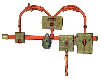 ソ連軍 実物 RPS РПС ショルダーストラップシステム